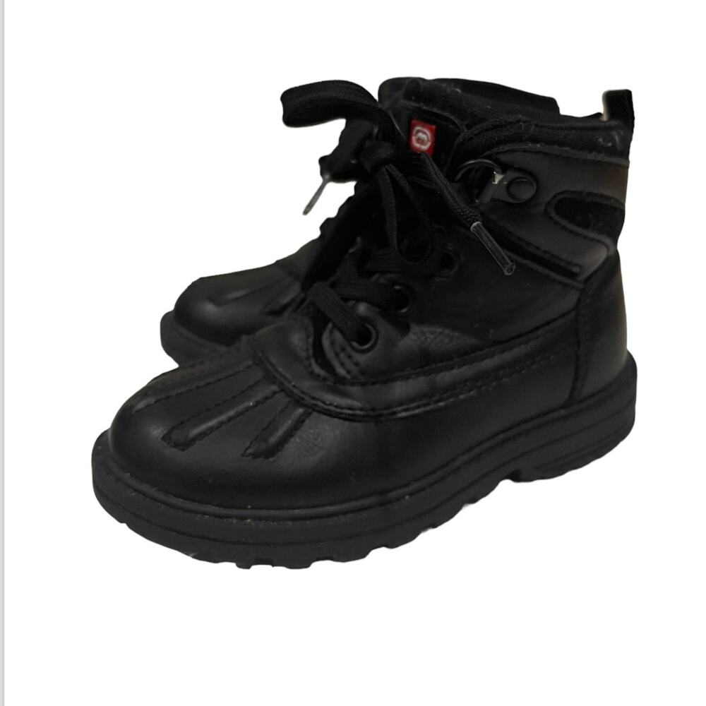 UNLTD Toddler Black Boots Size 8 West-01T
